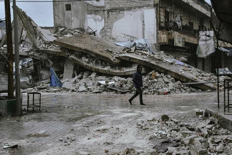 مركز الزلزال في تركيا والكارثة في سوريا 