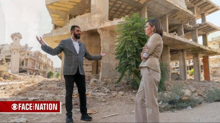 لقاء السيد الرئيس أحمد الشرع في برنامج 60 دقيقة، الأكثر شهرة بين البرامج السياسية الأمريكية.