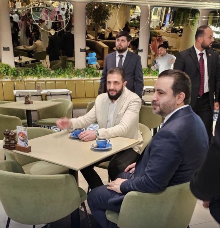 الرئيس السوري يفاجئ باختياره مطعماً متوسطاً في الرياض خلال زيارته الرسمية