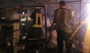 مأساة في ريف دمشق.. وفاة 5 أطفال بحريق خيمتين