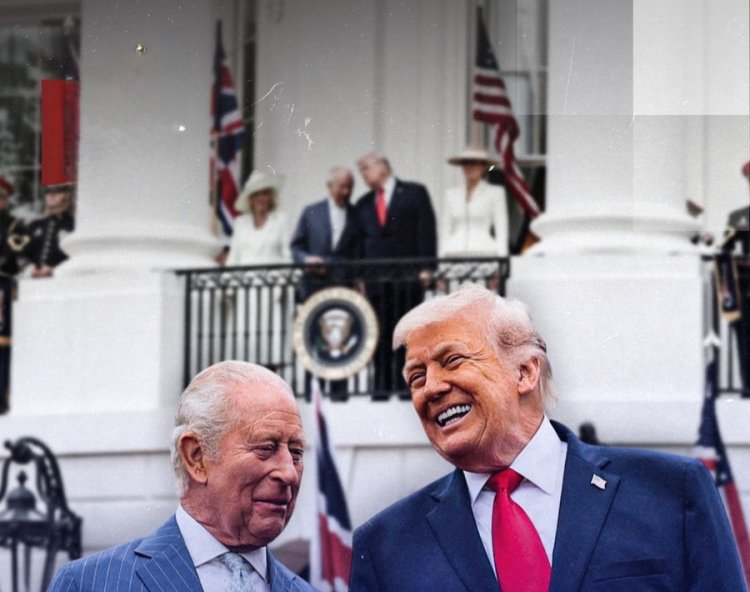 تشارلز الثالث يبادل ترامب المزاح ويهديه هدية رمزية خلال زيارته إلى أميركا