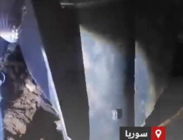 سقوط شظايا صاروخية في طفس جنوب سوريا