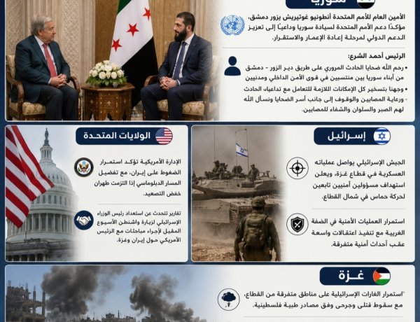 أبرز العناوين الإخبارية اليوم السبت 25 يوليو/تموز 2026: