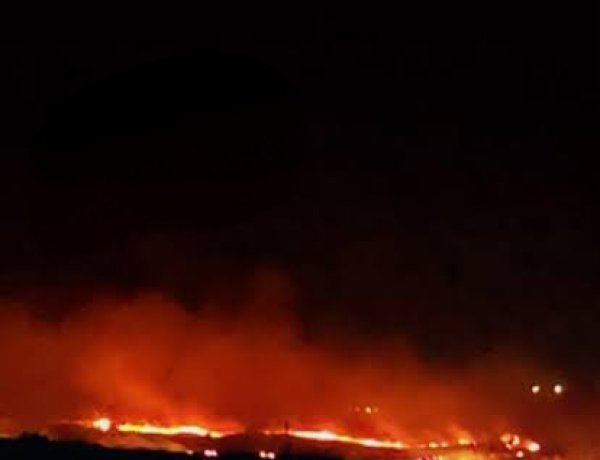 حريق في جنوب سوريا عقب قصف إسرائيلي.. تصعيد متواصل في القنيطرة