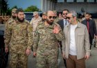 الشيباني يتفقد مطار اللاذقية الدولي ويجتمع مع مسؤولين روس