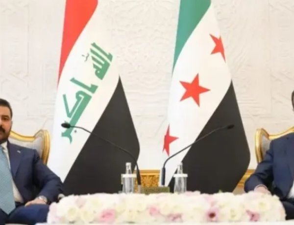 الشرع يستقبل رئيس الوزراء العراقي في دمشق لبحث تعزيز التعاون المشترك