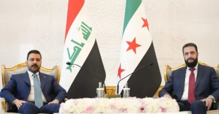 الشرع يستقبل رئيس الوزراء العراقي في دمشق لبحث تعزيز التعاون المشترك